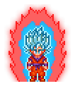 Blue Kaioken Aura Outfit